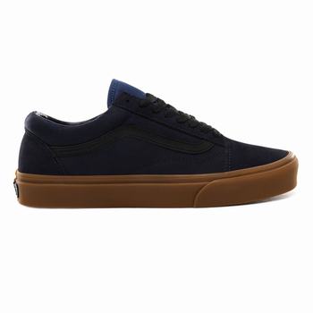 Vans Gum Old Skool - Miesten Tennarit - Laivastonsininen